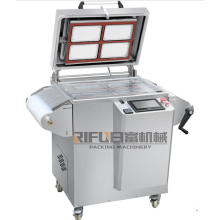 new type vacuum fresh food tray sealer/plastic bowl cups sealing machine/vacuum plastic box container sealing